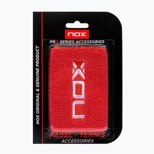 Напульсники NOX Wristband with Logo 2 szt. white/blue
