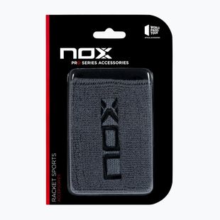 Напульсники NOX Wristband with Logo 2 szt. grey/black