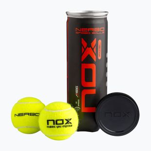 М'ячі для паделю NOX Nerbo 3 pcs. yellow