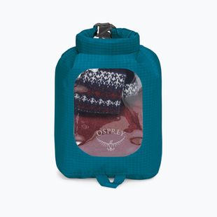 Сумка водонепроникна Osprey DrySack w/Window 3 л waterfront blue