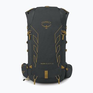 Рюкзак туристичний чоловічий Osprey Talon Velocity 20 л dark charcoal/tumbleweed yellow