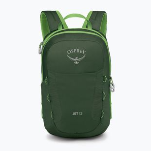 Рюкзак туристичний дитячий Osprey Jet 12 л green canopy / limeline green