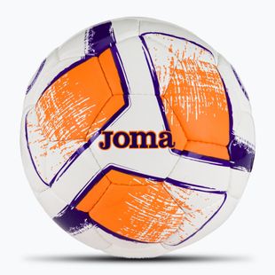 М'яч для футболу Joma Dali II white/fluor orange/purple розмір 5
