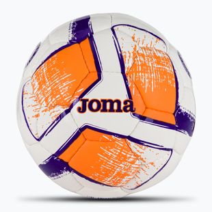 М'яч для футболу Joma Dali II white/fluor orange/purple розмір 3