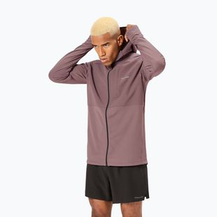 Куртка для бігу чоловіча NNormal Active Warm albergini/purple