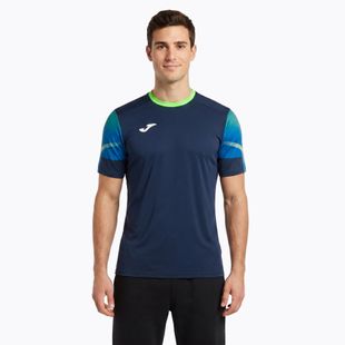 Футболка для бігу чоловіча Joma Elite XI navy/fluor green