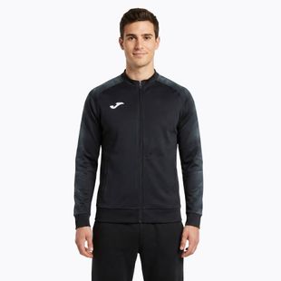 Кофта для бігу чоловіча Joma Elite XI Full Zip black/anthracite