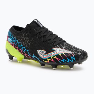 Кросівки футбольні чоловічі Joma Gol FG black/lemon fluor