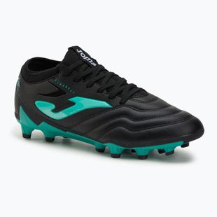 Кросівки футбольні чоловічі Joma Powerful FG black turquoise