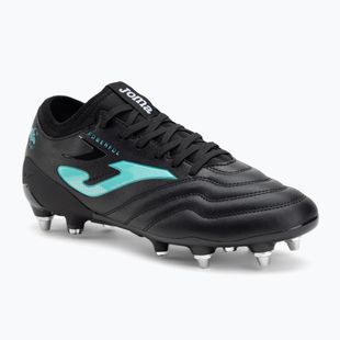 Кросівки футбольні чоловічі Joma Powerful SG black turquoise