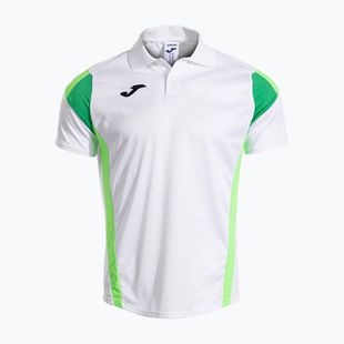 Футболка тенісна чоловіча Joma Montreal white/fluor green