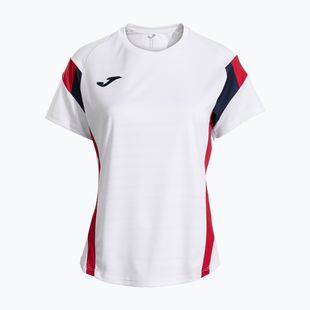 Футболка тенісна жіноча Joma Montreal white / red