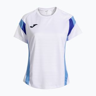 Футболка тенісна жіноча Joma Montreal white/sky blue