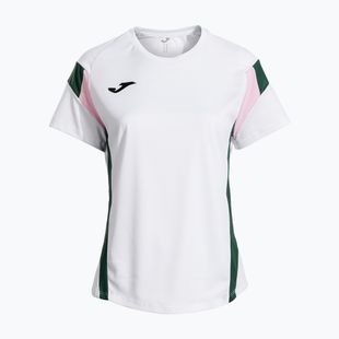 Футболка тенісна жіноча Joma Montreal white/green