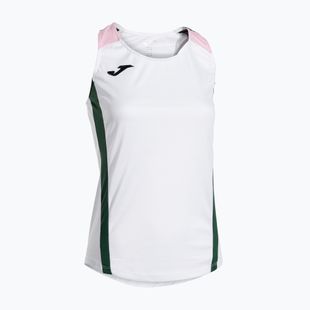 Футболка тенісна жіноча Joma Montreal white/green