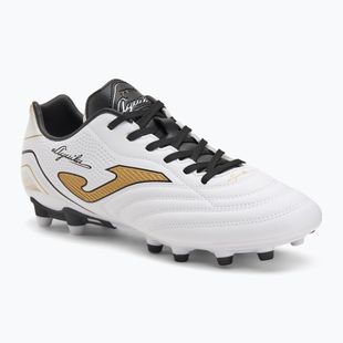 Кросівки футбольні чоловічі Joma Aguila FG white/gold