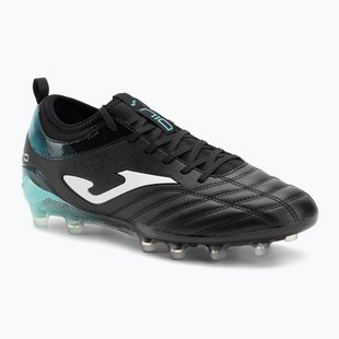 Кросівки футбольні чоловічі Joma Numero-10 FG black/turquoise
