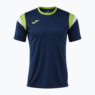 Футболка тенісна чоловіча Joma Terra dark navy/lime