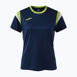 Футболка тенісна жіноча Joma Terra dark navy/lime