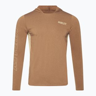 Longsleeve męski Hurley H2O-Dri Atticus II brown
