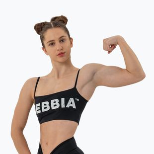 Топ для тренувань жіночий NEBBIA Bandeau Bra Back Check black