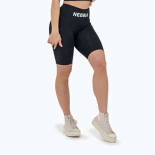 Шорти для тренувань жіночі NEBBIA High Waisted Biker 10″ Gym Therapy black