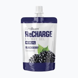 Енергетичний гель GymBeam ReCharge 75 g blackberry
