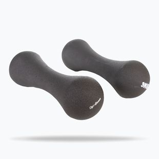 Гантелі GymBeam Neoprene Dumbbells 2 x 3 kg dark grey