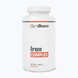 Залізо дієтична добавка GymBeam Complex 240 капсул