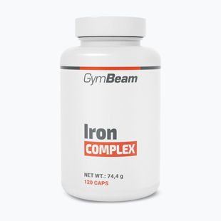 Залізо дієтична добавка GymBeam Complex 120 капсул