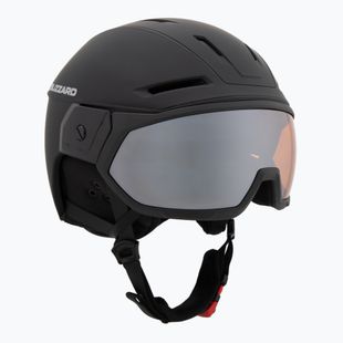 Шолом гірськолижний Blizzard Edge Visor black/mirror smoke