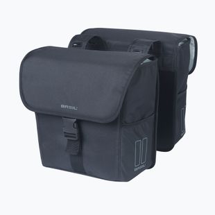 Сумка велосипедна Basil Go Double Bag 32 л solid black