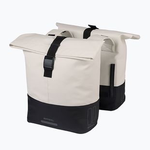 Сумка велосипедна Basil Cove Double Pannier Bag 32 l off white/black