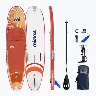 SUP дошка Mistral Sunburst Air 10'5 помаранчева/біла