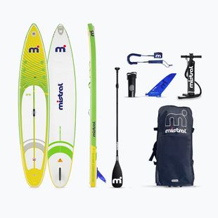 SUP дошка Mistral Adventurist Air 12'6" зелена/біла/жовта