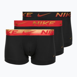 Труси чоловічі Nike Dri-Fit Essential Micro Trunk 3 пари blk/uni red/blk/uni red metallic gradient wb