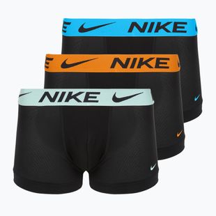 Труси чоловічі Nike Dri-FIT Cotton Trunk 3 пари black mint foam/blue hero/bright ceramic wb