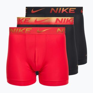Труси чоловічі Nike Dri-Fit Essential Micro Boxer Brief 3 пари university red/black/black metallic grdient wb