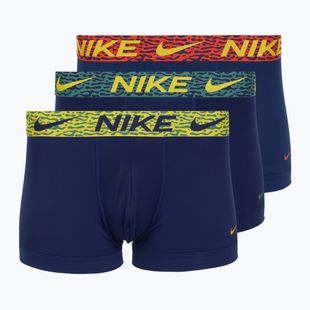 Труси чоловічі Nike Dri-Fit Essential Micro Trunk 3 пари blu void/lgh crim/brht citron/evergrn aura/abst wb