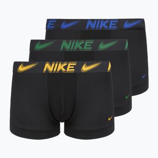 Труси чоловічі Nike Dri-Fit Essential Micro Trunk 3 пари black/game royal/malachite/un gold/zoom wb