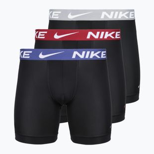 Труси чоловічі Nike Essential Micro 3 пари black/sapphire/wolf grey/team crimson