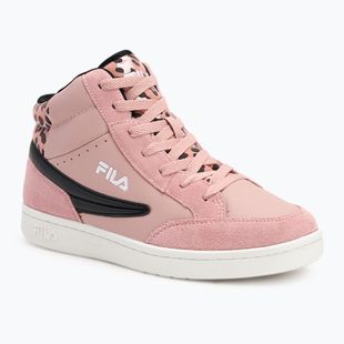 Дитячі кросівки FILA Crew Mid блідо-лілові/леопардові