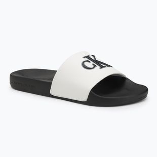 Шльопанці чоловічі Calvin Klein YM0YM01281 Jelly Mono PU Bright White/Black