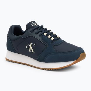 Кросівки чоловічі Calvin Klein YM0YM01326 Retro Runner Sock Lace Up Ny-Su Calvin Navy/Bright White/Gum