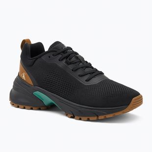 Кросівки чоловічі Calvin Klein YM0YM01284 Hike Runner Tech Knit Ck Black/Grain Brown/Wild Green