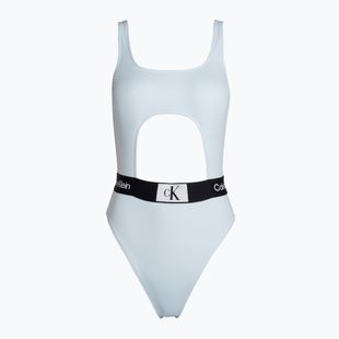 Купальник суцільний жіночий Calvin Klein Cut Out One Piece-Rp blue