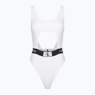 Купальник суцільний жіночий Calvin Klein Cut Out One Piece-Rp white