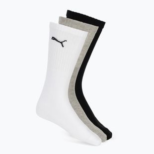 Шкарпетки PUMA Sport Crew Lighweight 3 пари white/grey/black