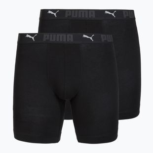 Боксерки чоловічі Cotton Long 2 pack black