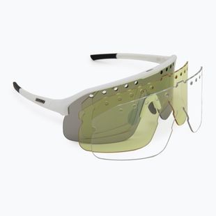 Окуляри сонцезахисні Rogelli Ventro Polarized white/taupe/brown platinum revo